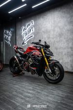 Ducati Streetfighter V4 dán PPF TPU Bóng - Ảnh 4
