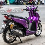 Dán Đổi Màu Tím Bóng Cho Honda SH