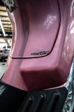 Vespa Sprint dán đổi màu hồng bóng - Ảnh 2