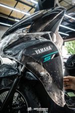 Yamaha FreeGoS dán PPF TPU bóng - Ảnh 5