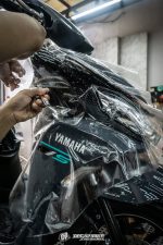 Yamaha FreeGoS dán PPF TPU bóng - Ảnh 4